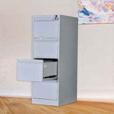 4-Drawer Shelf Office Gym Filing Storage Locker Cabinet Payday Deals