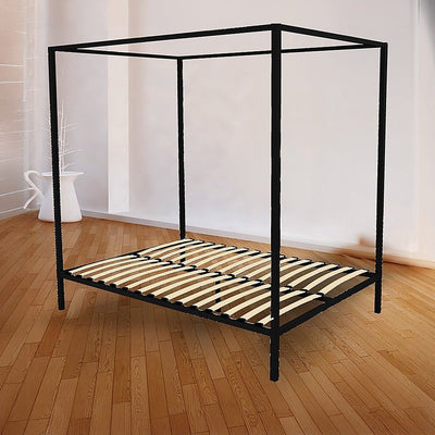 4 Four Poster Queen Bed Frame Payday Deals