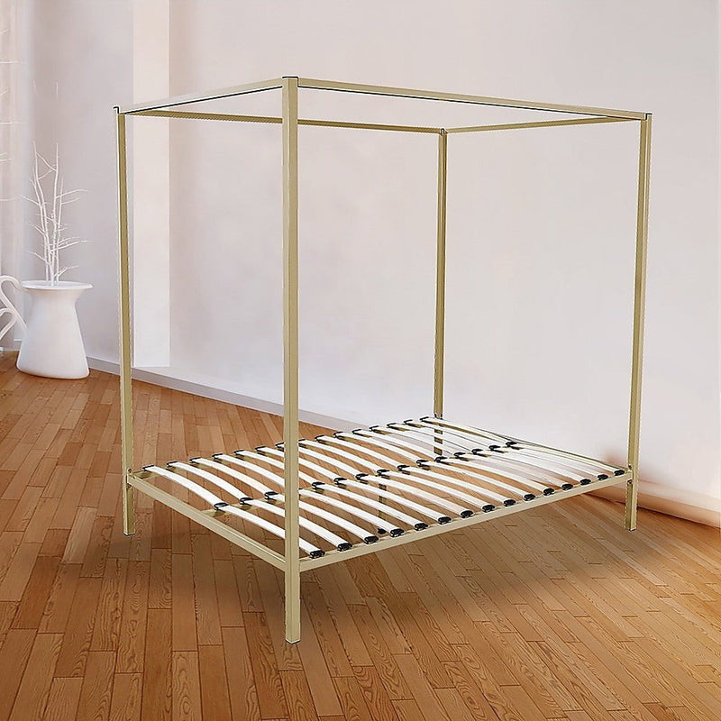 4 Four Poster Queen Bed Frame Payday Deals