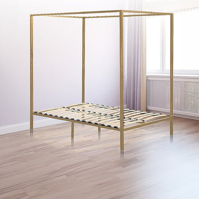 4 Four Poster Queen Bed Frame Payday Deals