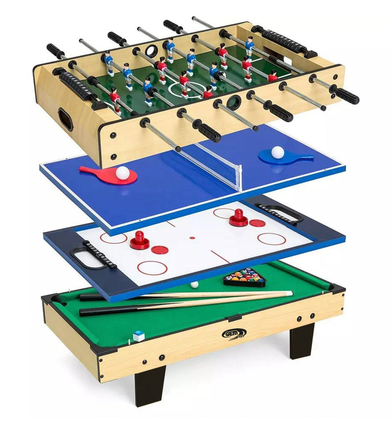 4-in-1 Games - Soccer, Table Tennis, Slide Hockey and Billiard Table Payday Deals