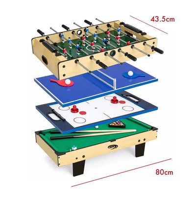 4-in-1 Games - Soccer, Table Tennis, Slide Hockey and Billiard Table Payday Deals