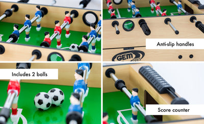 4-in-1 Games - Soccer, Table Tennis, Slide Hockey and Billiard Table Payday Deals