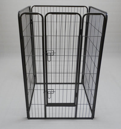 4 Panel 120 cm Heavy Duty Pet Dog Cat Rabbit Exercise Playpen Puppy Rabbit Fence Extension Payday Deals