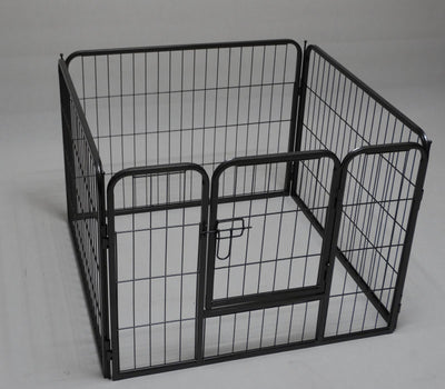 4 Panel 80 cm Heavy Duty Pet Dog Puppy Cat Rabbit Exercise Playpen Fence Extension Payday Deals