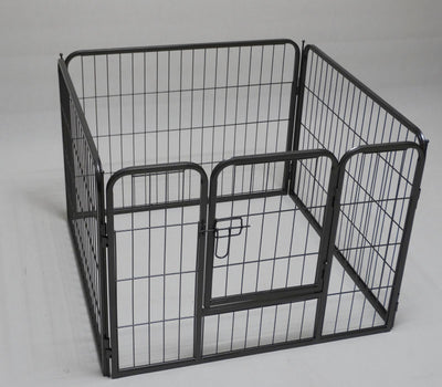 4 Panels 60 cm Heavy Duty Pet Dog Puppy Cat Rabbit Exercise Playpen Fence Extension Payday Deals