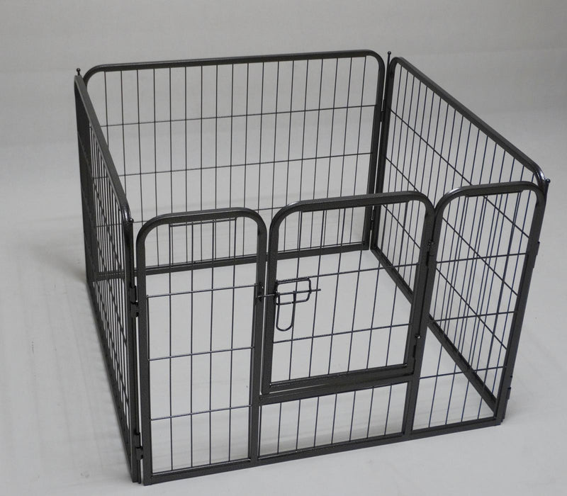 4 Panels 60 cm Heavy Duty Pet Dog Puppy Cat Rabbit Exercise Playpen Fence Extension Payday Deals