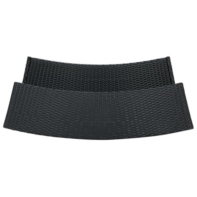 4 Piece Garden Bar Set with Cushions Black Payday Deals