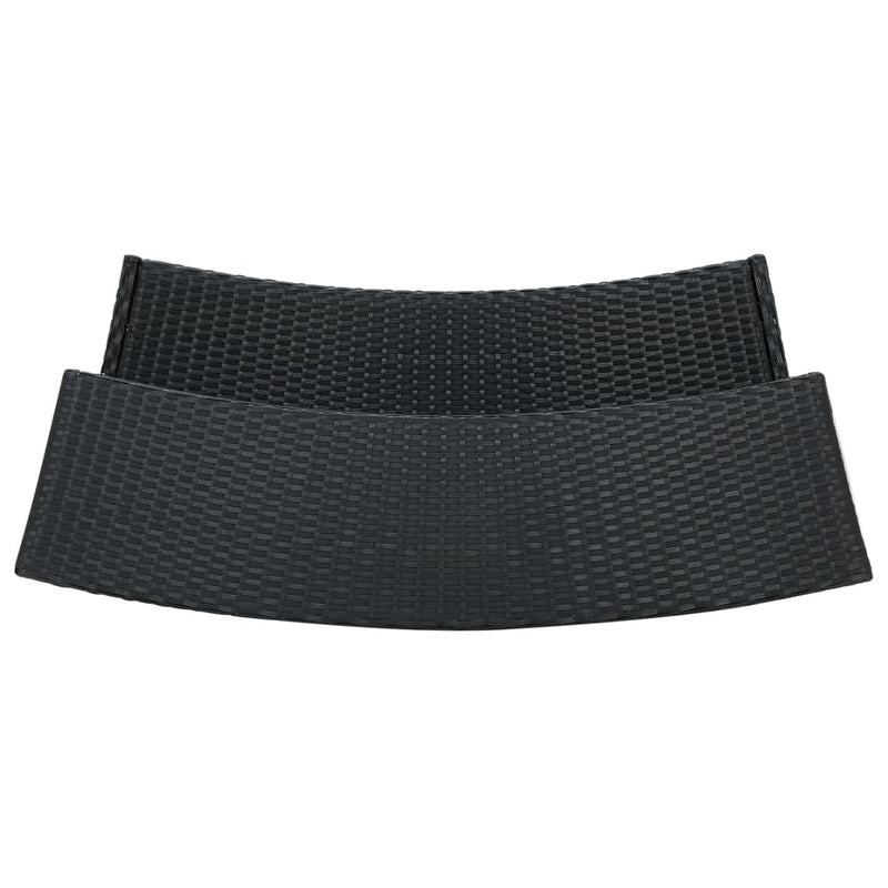 4 Piece Garden Bar Set with Cushions Black Payday Deals