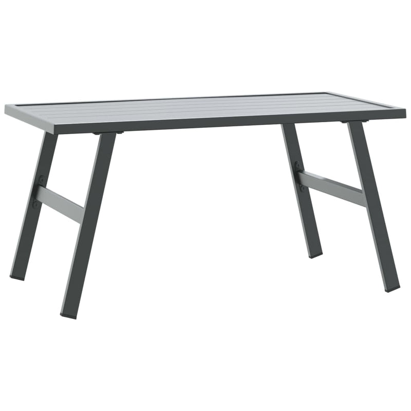 4 Piece Garden Benches with Cushions Black Powder-coated Steel Payday Deals