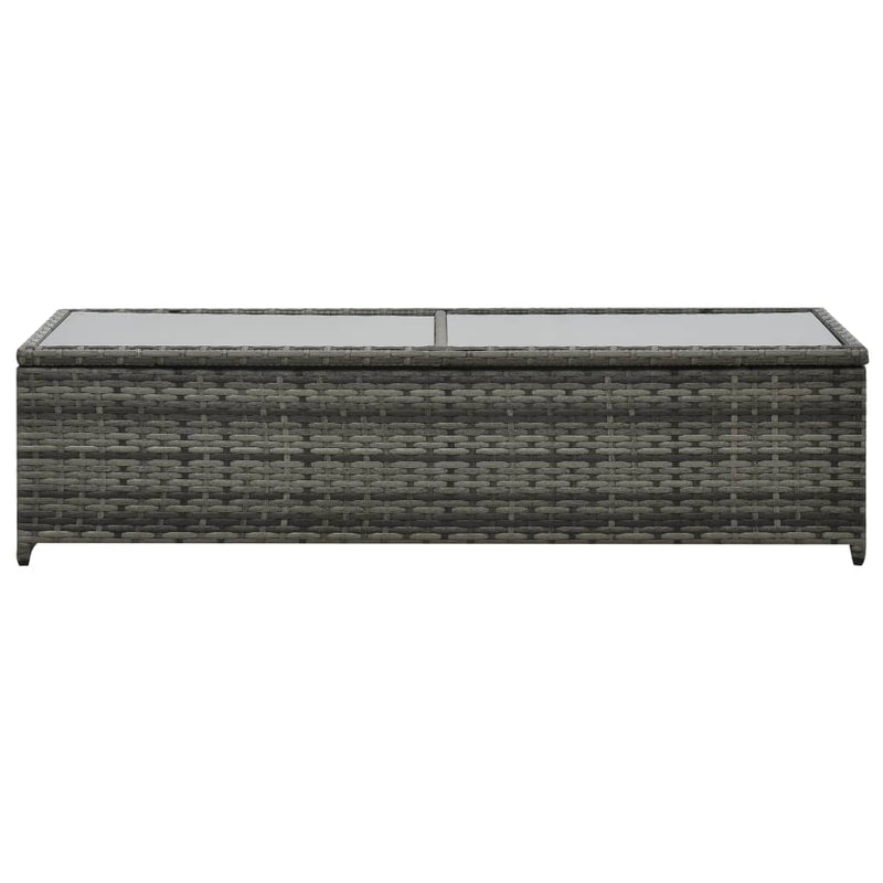 4 Piece Garden Lounge Set with Cushions Poly Rattan Anthracite Payday Deals