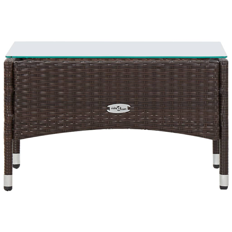 4 Piece Garden Lounge Set With Cushions Poly Rattan Brown Payday Deals