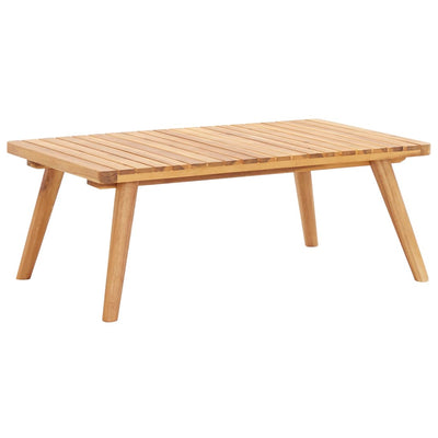 4 Piece Garden Lounge Set with Cushions Solid Acacia Wood Payday Deals