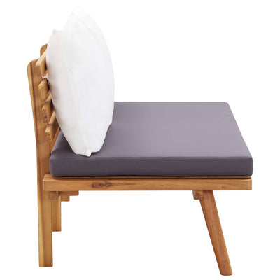 4 Piece Garden Lounge Set with Cushions Solid Acacia Wood Payday Deals