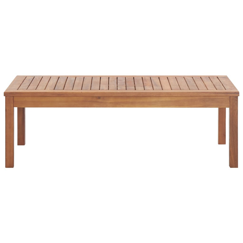 4 Piece Garden Lounge Set with Cushions Solid Acacia Wood Payday Deals