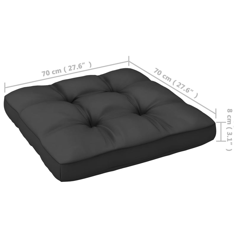 4 Piece Garden Lounge Set with Cushions Solid Pinewood Payday Deals