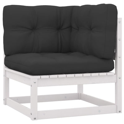 4 Piece Garden Lounge Set with Cushions Solid Pinewood Payday Deals