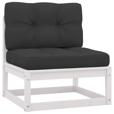 4 Piece Garden Lounge Set with Cushions Solid Pinewood Payday Deals