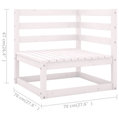 4 Piece Garden Lounge Set with Cushions Solid Pinewood Payday Deals