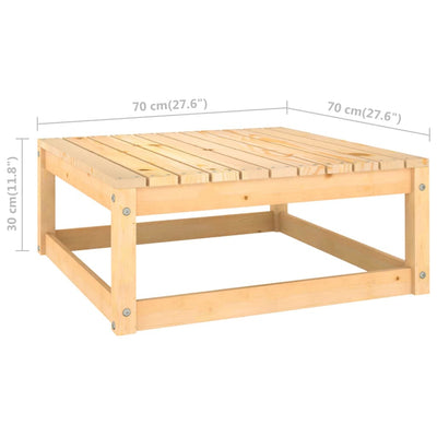 4 Piece Garden Lounge Set with Cushions Solid Pinewood Payday Deals