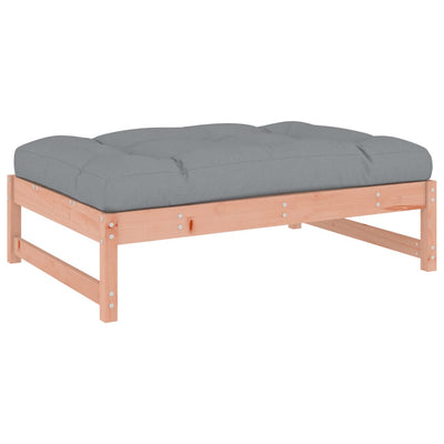 4 Piece Garden Lounge Set with Cushions Solid Wood Douglas Payday Deals