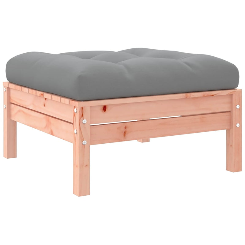 4 Piece Garden Sofa Set with Cushions Solid Wood Douglas Fir Payday Deals