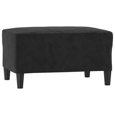 4 Piece Sofa Set with Cushions Black Velvet Payday Deals