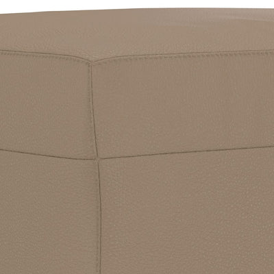 4 Piece Sofa Set with Cushions Cappuccino Faux Leather Payday Deals