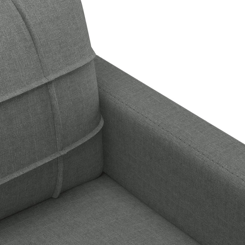 4 Piece Sofa Set with Cushions Dark Grey Fabric Payday Deals