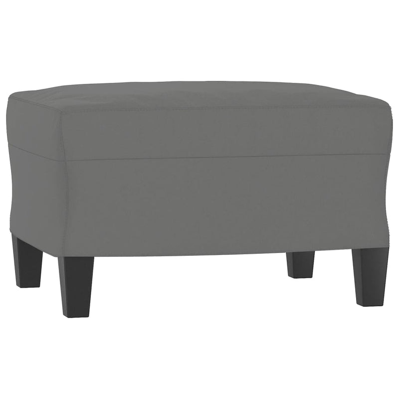 4 Piece Sofa Set with Cushions Dark Grey Microfibre Fabric Payday Deals