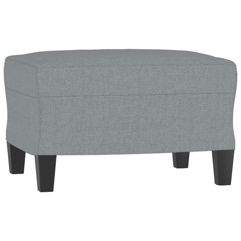 4 Piece Sofa Set with Cushions Light Grey Fabric Payday Deals