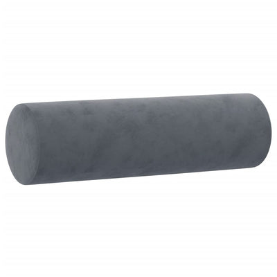 4 Piece Sofa Set with Pillows Dark Grey Velvet Payday Deals