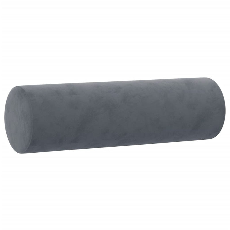 4 Piece Sofa Set with Pillows Dark Grey Velvet Payday Deals
