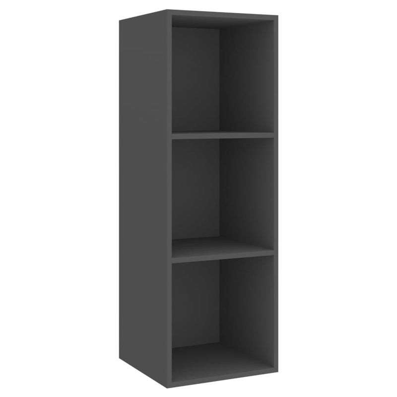4 Piece TV Cabinet Set Grey Engineered Wood Payday Deals