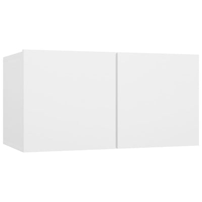 4 Piece TV Cabinet Set White Engineered Wood Payday Deals