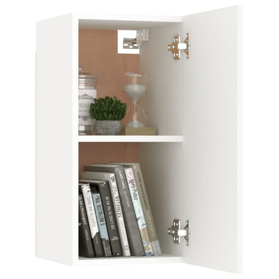 4 Piece TV Cabinet Set White Engineered Wood Payday Deals