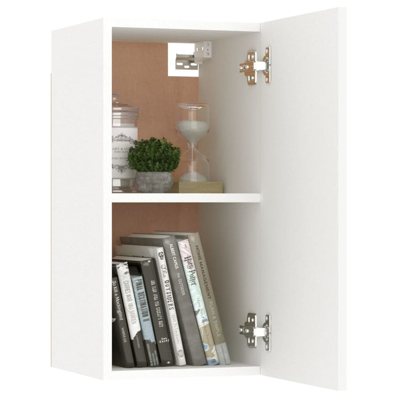 4 Piece TV Cabinet Set White Engineered Wood Payday Deals