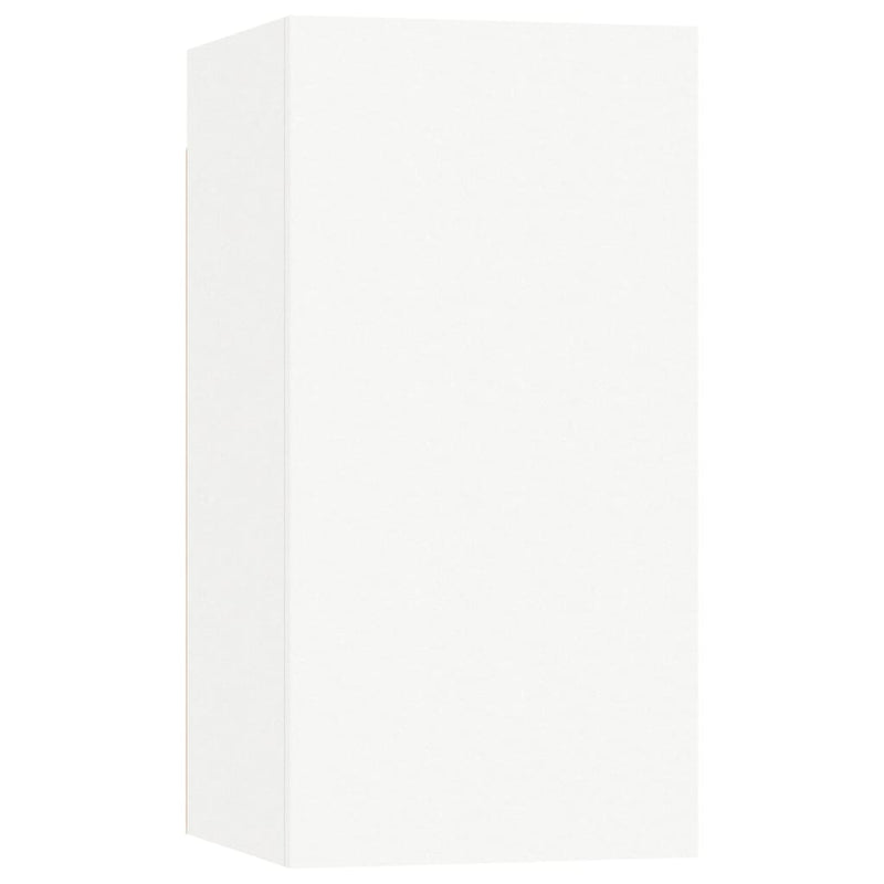 4 Piece TV Cabinet Set White Engineered Wood Payday Deals