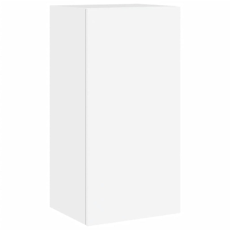 4 Piece TV Wall Cabinets with LED Lights White Payday Deals