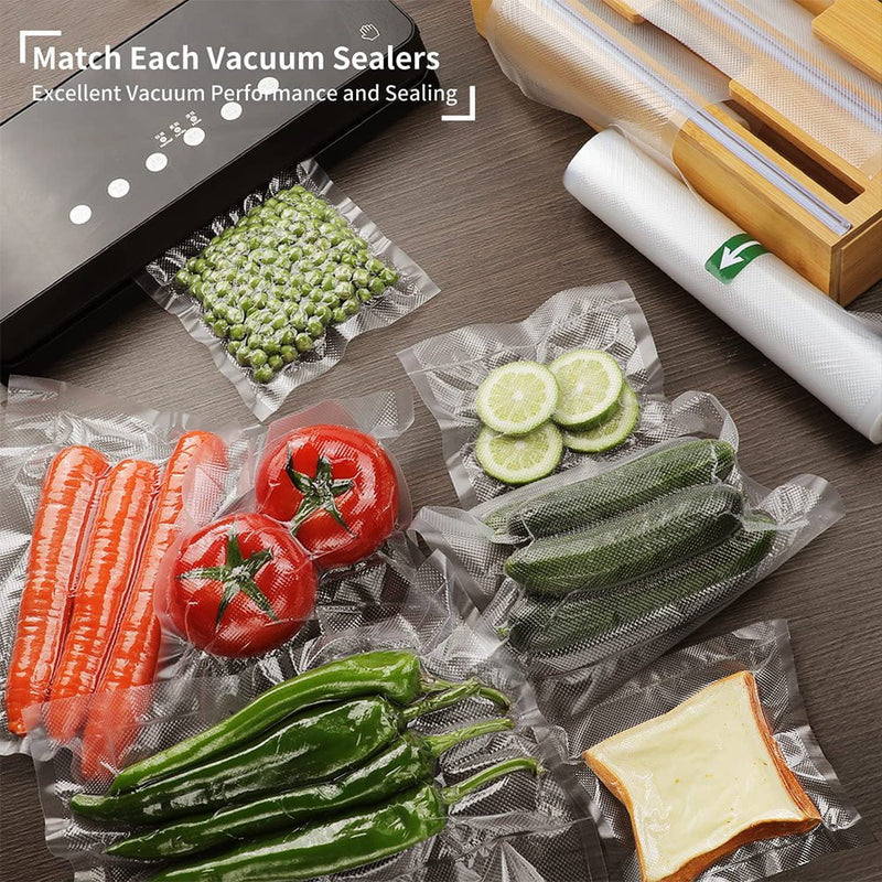 4 Roll VACUUM FOOD SEALER BAGS SAVER SEAL ROLLS STORAGE COMMERCIAL HEAT GRADE 25CMX6M Payday Deals