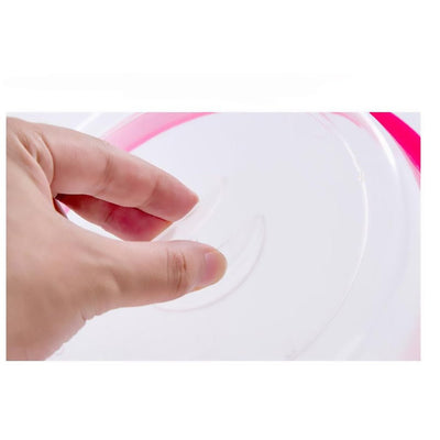 4 Sets Microwave Oven Plate Cover Non Stick Plastic Clear Dish Lid Table Dustproof Payday Deals