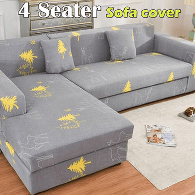 4 Sofa Covers Seater High Stretch Lounge Slipcover Protector Couch Cover Payday Deals