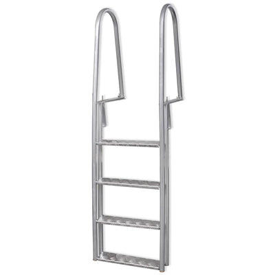 4-Step Dock/Pool Ladder Aluminium 167 cm Payday Deals
