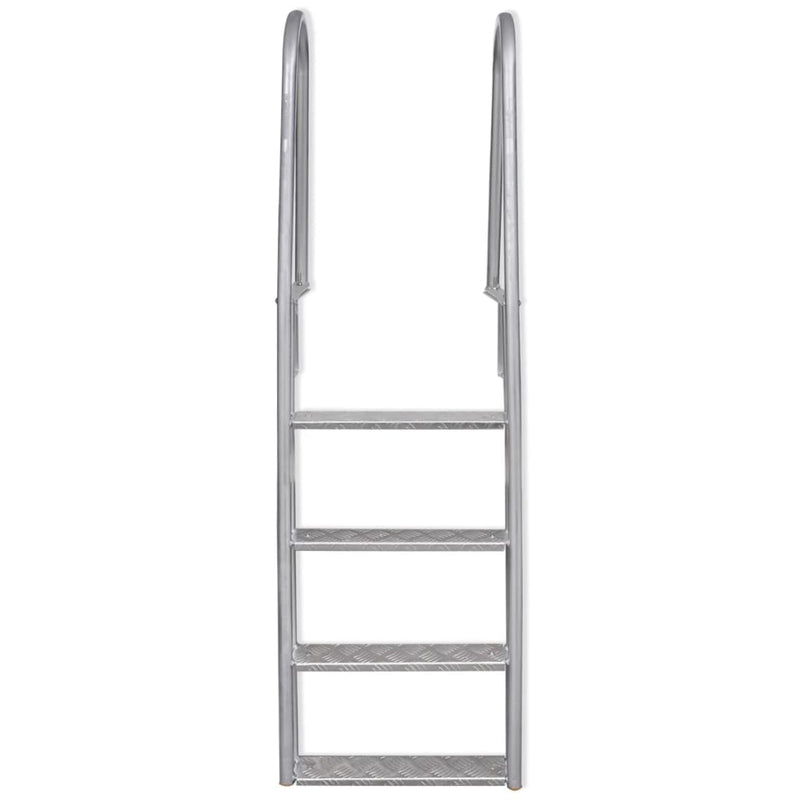 4-Step Dock/Pool Ladder Aluminium 167 cm Payday Deals