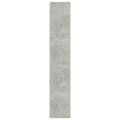 4-Tier Book Cabinet Concrete Grey 60x24x142 cm Engineered Wood Payday Deals