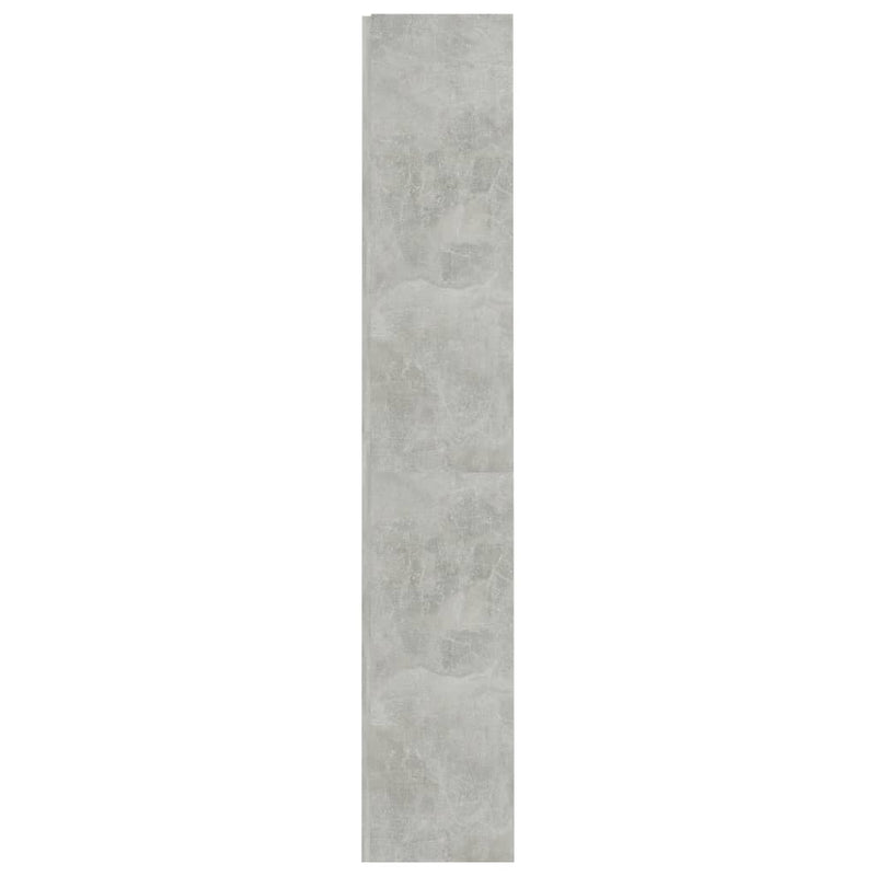 4-Tier Book Cabinet Concrete Grey 60x24x142 cm Engineered Wood Payday Deals
