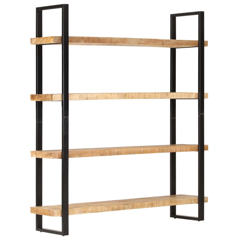 4-Tier Bookcase 160x40x180 cm Rough Mango Wood Payday Deals