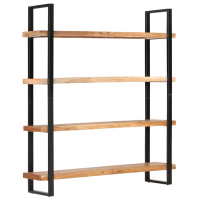 4-Tier Bookcase 160x40x180 cm Solid Acacia Wood Payday Deals