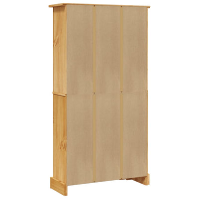 4-Tier Bookcase Mexican Pine Corona Range 81x29x150 cm Payday Deals