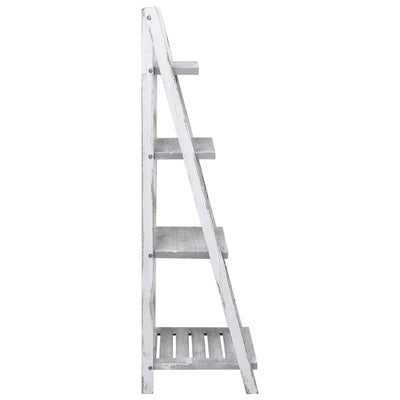 4-Tier Plant Stand Grey 43x33x113 cm Wood Payday Deals